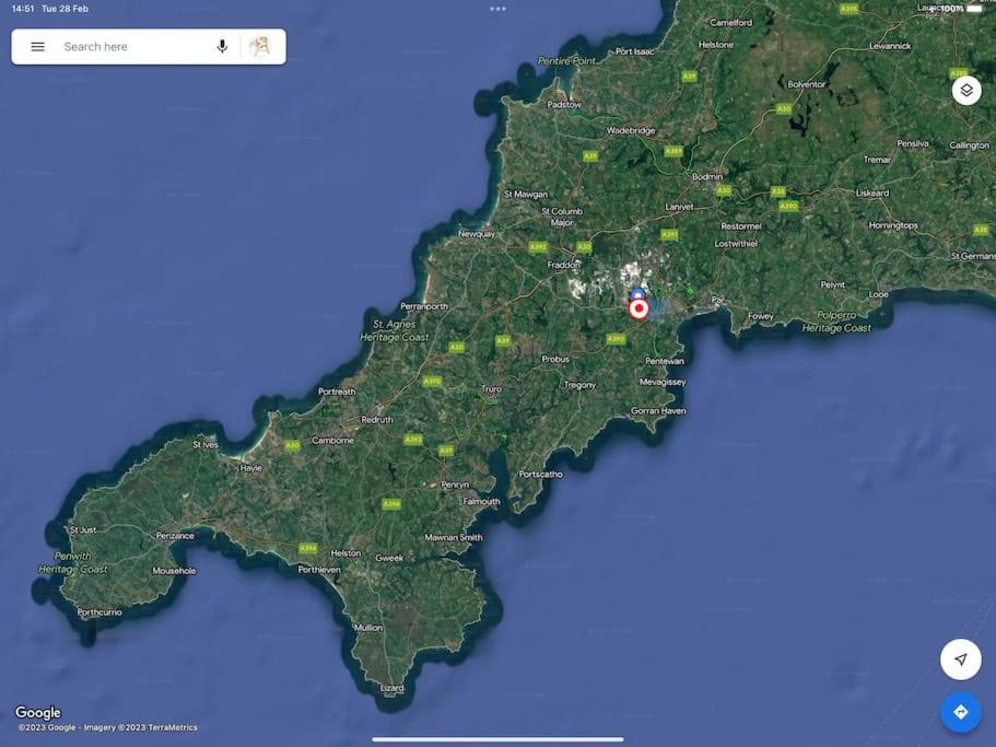 White Eden - Explore Cornwall From A Comfy Central Appartment 圣奥斯特尔 外观 照片